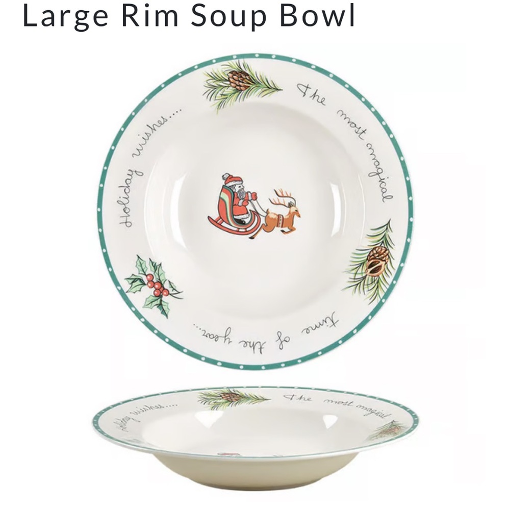 4 Mikasa Christmas Wish bowls